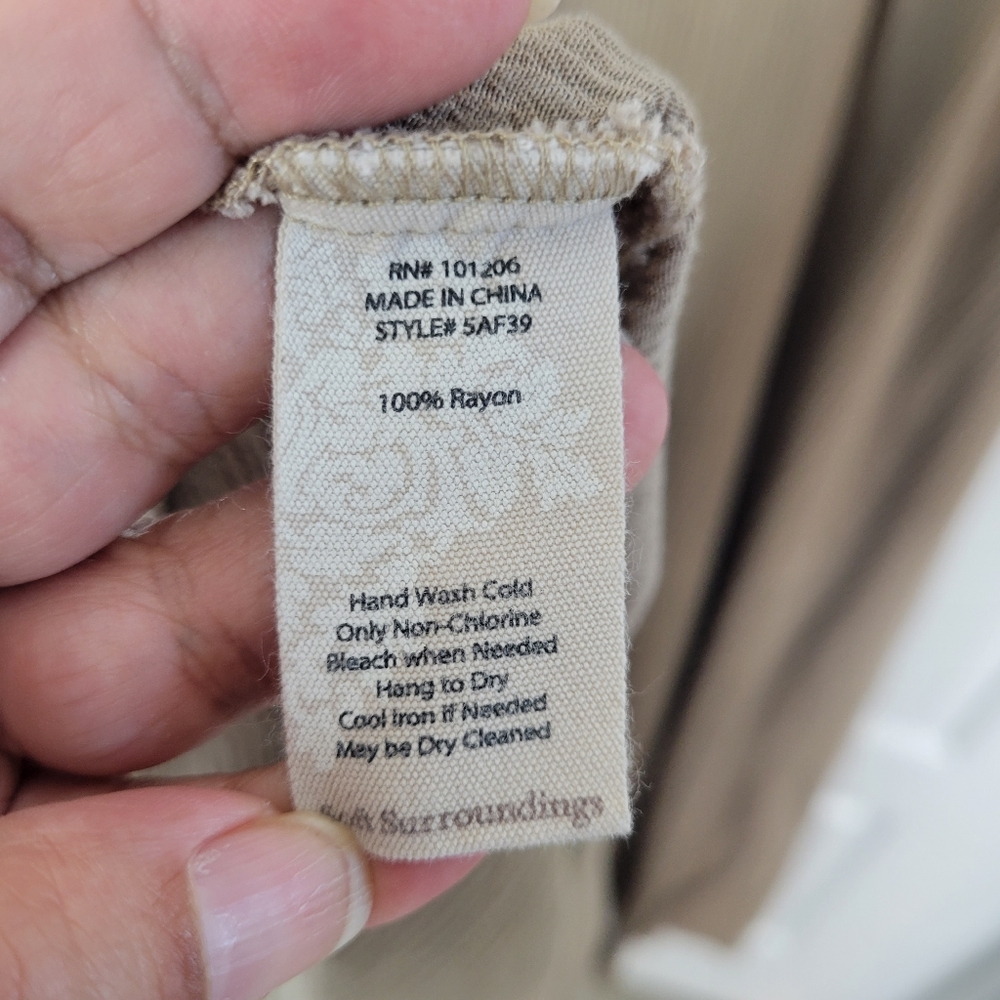 Soft Surroundings Women's Savanna tan maxi dress size 2X - Picture 6 of 8